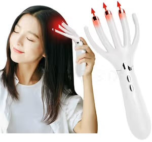 Mtech Multi-purpose Portable Vibration Rechargeable Head Massager Hand Shaped