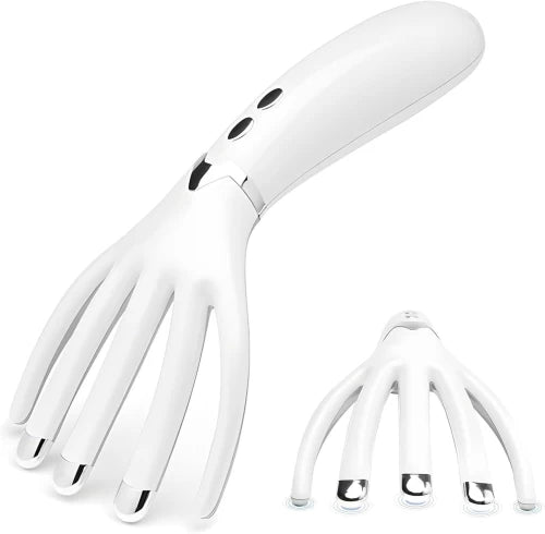 Mtech Multi-purpose Portable Vibration Rechargeable Head Massager Hand Shaped