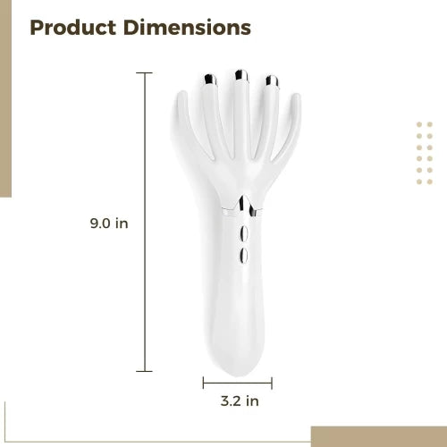 Mtech Multi-purpose Portable Vibration Rechargeable Head Massager Hand Shaped