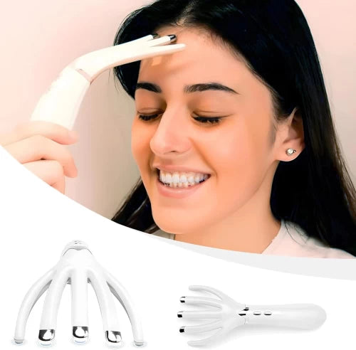 Mtech Multi-purpose Portable Vibration Rechargeable Head Massager Hand Shaped