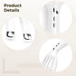 Mtech Multi-purpose Portable Vibration Rechargeable Head Massager Hand Shaped
