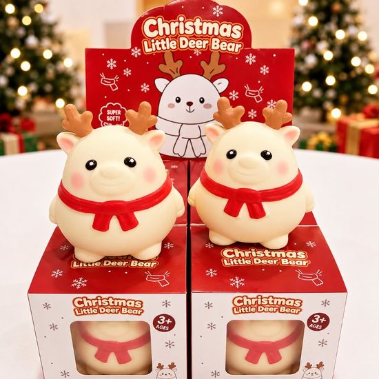 Christmas Little Reindeer Deer Squishy Jumbo Toy