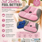 MHome Beauty Hip Shaping Relieve Coccyx Orthopedic Comfort Foam Tailbone Pillow Chair Pad Buttock Massage Car Office Home Seat Cushion-Various Colours