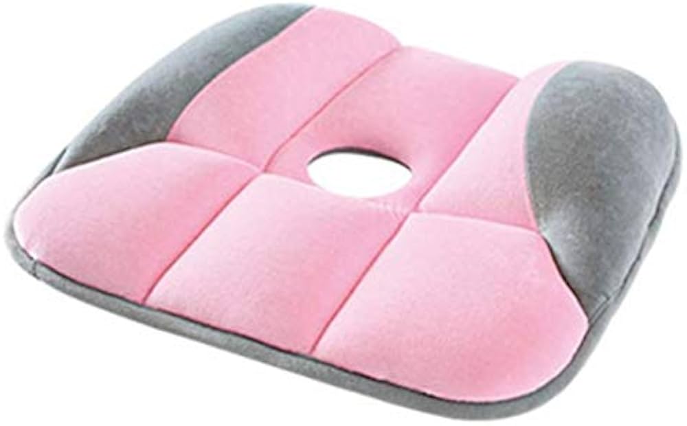 MHome Beauty Hip Shaping Relieve Coccyx Orthopedic Comfort Foam Tailbone Pillow Chair Pad Buttock Massage Car Office Home Seat Cushion-Various Colours