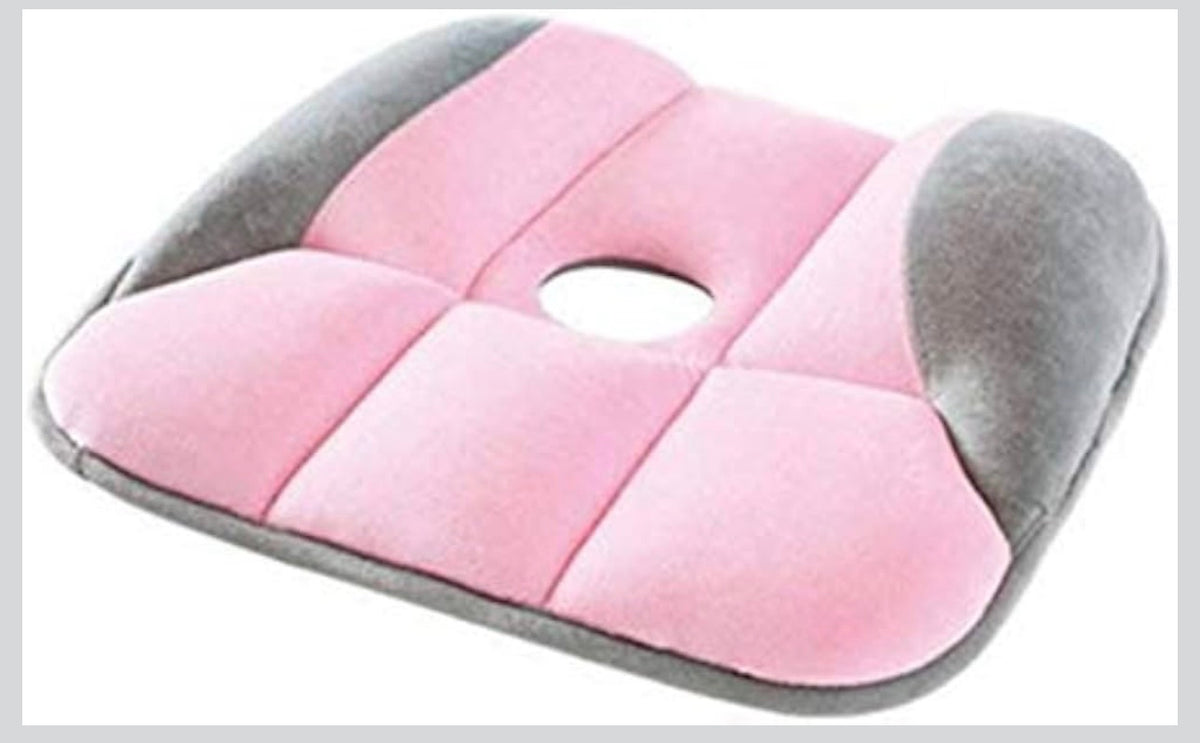 MHome Beauty Hip Shaping Relieve Coccyx Orthopedic Comfort Foam Tailbone Pillow Chair Pad Buttock Massage Car Office Home Seat Cushion-Various Colours