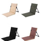 Mhome Portable Reclining Outdoor Lounger with Carry Handle - 2 Pack Black