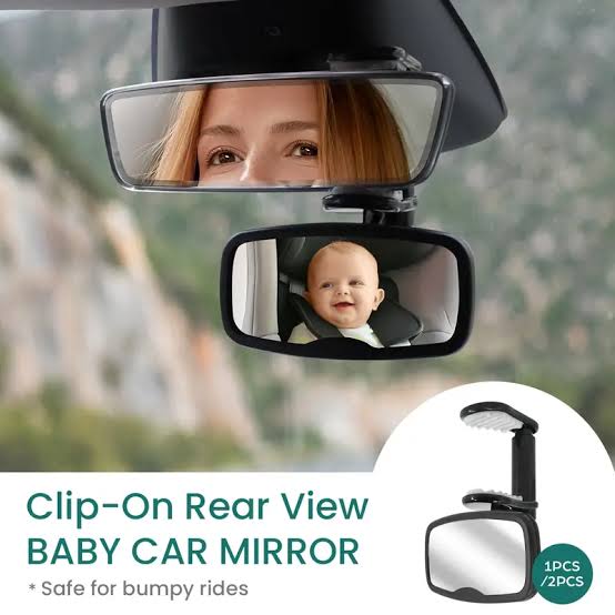 MBaby Baby Car Mirror Safety Car Seat Mirror with Wide Clear View for Back Seat