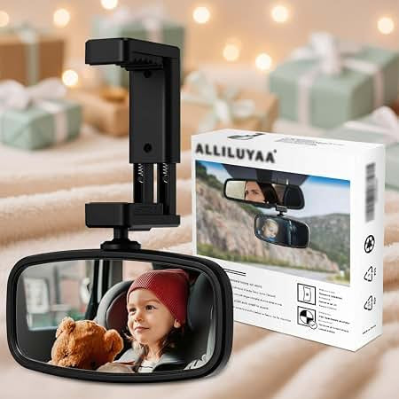 MBaby Baby Car Mirror Safety Car Seat Mirror with Wide Clear View for Back Seat