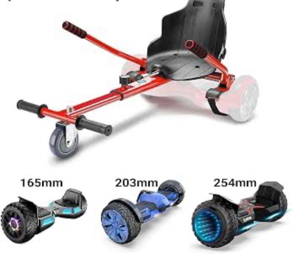 MTECH Hoverboard Go-Kart Conversion Kit-Various Colours