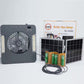 Mtech Solar Powered Fan with Mosquito Killer and LED Light, Portable for Indoor & Outdoor 3-1