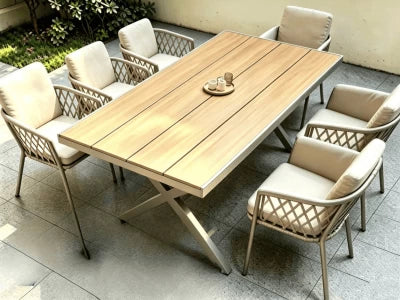 MFURN Trophy 7pc Outdoor Dining Set