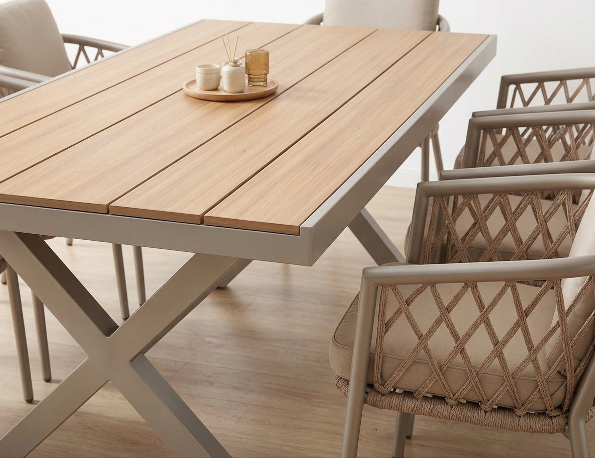MFURN Trophy 7pc Outdoor Dining Set