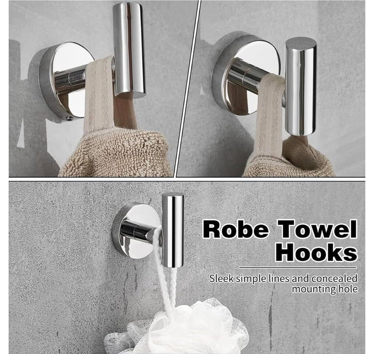 MHome Bathroom Accessory Set 5pc