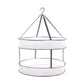 MHome Foldable Clothes Drying Mesh Net Rack for Bras TowelsLightweight Steel Wire Gauze Design, Space Saving Structure, for Outdoor Travel Use, Portable Laundry Solution 2 Tier