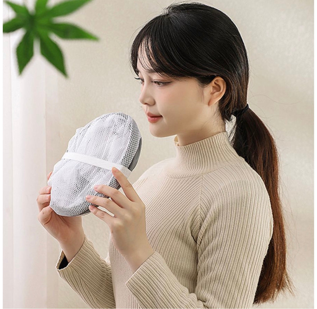MHome Foldable Clothes Drying Mesh Net Rack for Bras TowelsLightweight Steel Wire Gauze Design, Space Saving Structure, for Outdoor Travel Use, Portable Laundry Solution 2 Tier
