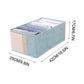 MHome Multipurpose closet organizer, visible shelf, 7 grids, clothes organizer, washable, foldable, metal frame, for bedroom