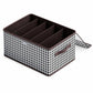 MHome  Foldable Clothes Storage Organizer Box, Black, 9 Slot