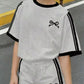Girls Cute Bows Clothes 3-14 Years 2 Piece Summer Outfits Short Sleeve Tops and Shorts Lightweight Casual T Shirt Set -Various Optiosn
