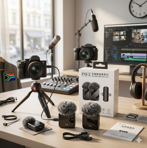 Mtech F15 Noise Cancelling Wireless Collar Microphone