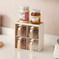 MHome Spice & Condiment 4 Compartment Storage