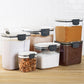 MHome 6 Piece Airtight Food Storage Containers Set with Measuring Indicator