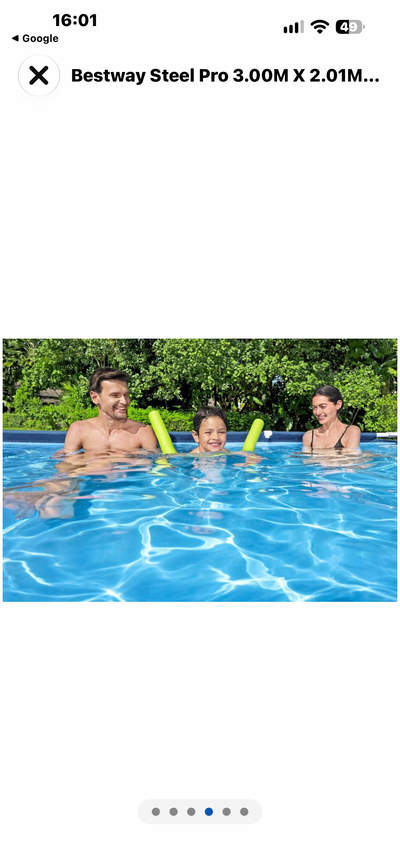 Bestway Steel Pro 3.00M X 2.01M X 66Cm Pool - No Pump