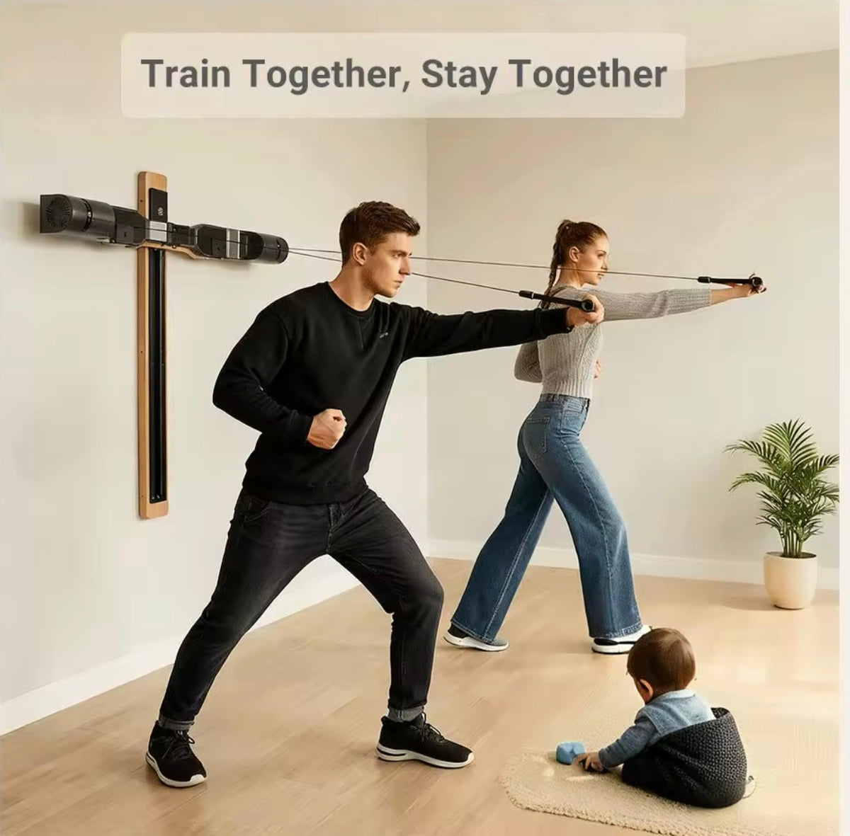 PRO-SPORTZ Smart Home Gym     System – Portable All-in-One Digital Resistance Trainer AM9