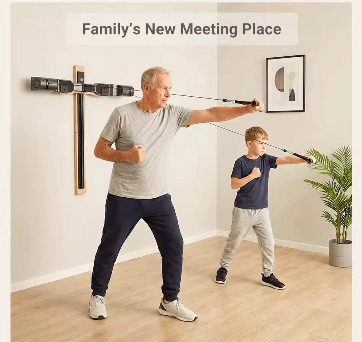 PRO-SPORTZ Smart Home Gym     System – Portable All-in-One Digital Resistance Trainer AM9