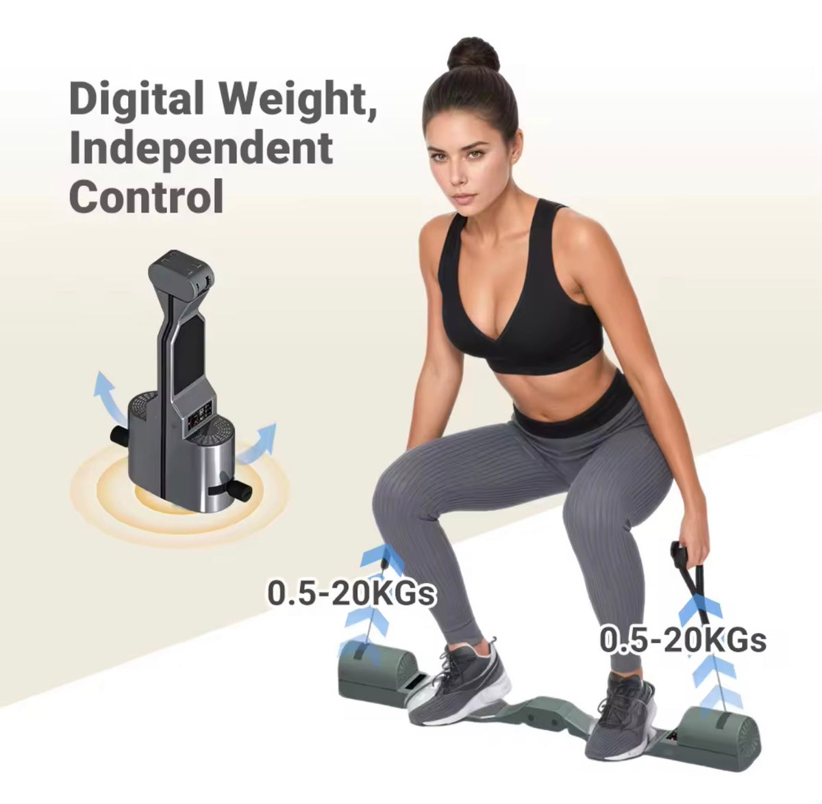 PRO-SPORTZ Smart Home Gym     System – Portable All-in-One Digital Resistance Trainer AM9