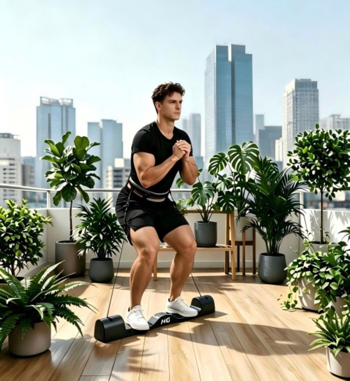 PRO-SPORTZ Smart Home Gym     System – Portable All-in-One Digital Resistance Trainer AM9