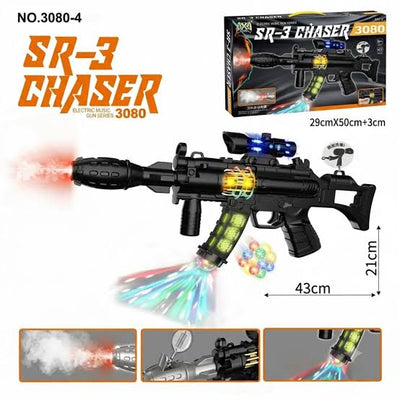 Kids Chaser Spray Gun Toy with Light Sound