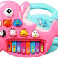 Children’s Dolphin Musical Toy Keyboard with Animal Sounds and Lights