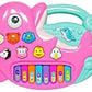 Children’s Dolphin Musical Toy Keyboard with Animal Sounds and Lights