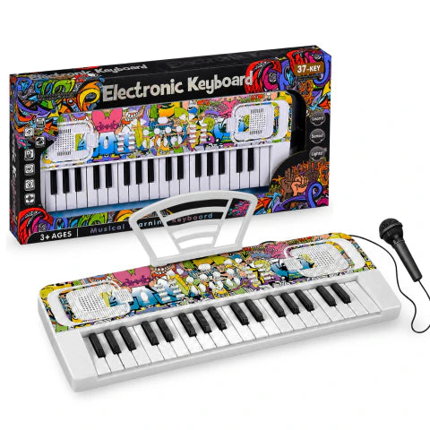 Musical Keyboard Piano Children's Organ 37 Keys Black or White