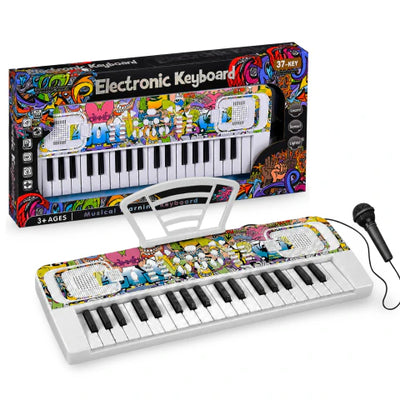 Musical Keyboard Piano Children's Organ 37 Keys Black or White