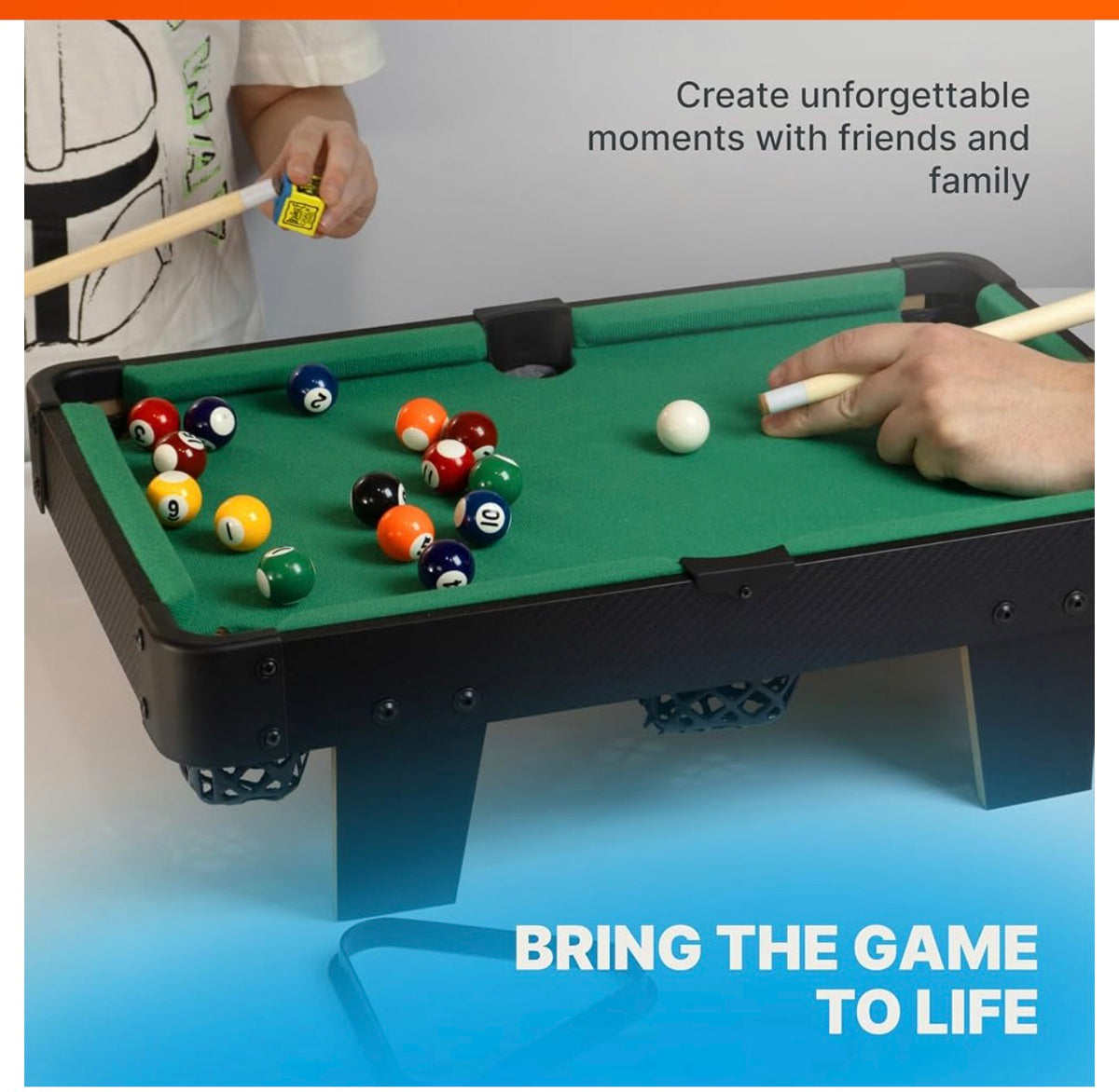 Mini Tabletop Pool Table Billiard Game Set