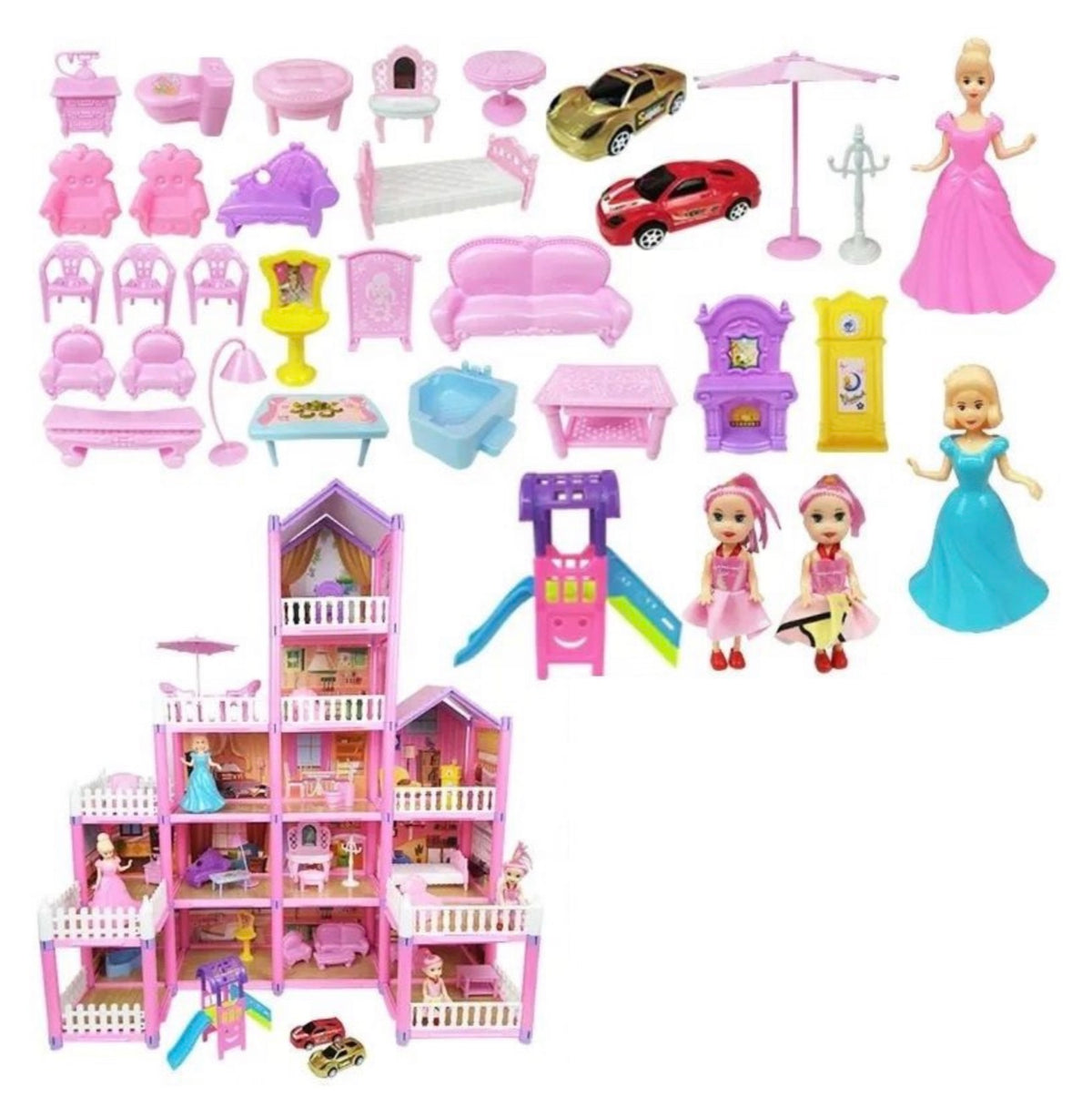 Princess Castle Play Set Pretend Play Doll House