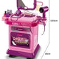 Kids 2-In-1 Beauty Set Trolley With Vanity And Accessories