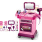 Kids 2-In-1 Beauty Set Trolley With Vanity And Accessories