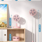 MHome Stand Fan,Folding Portable Telescopic Floor/USB Desk Fan with 7200mAh Rechargeable Battery,4 Speeds Super Quiet Adjustable Height and Head Great for Office Home Outdoor Camping-Various Colours