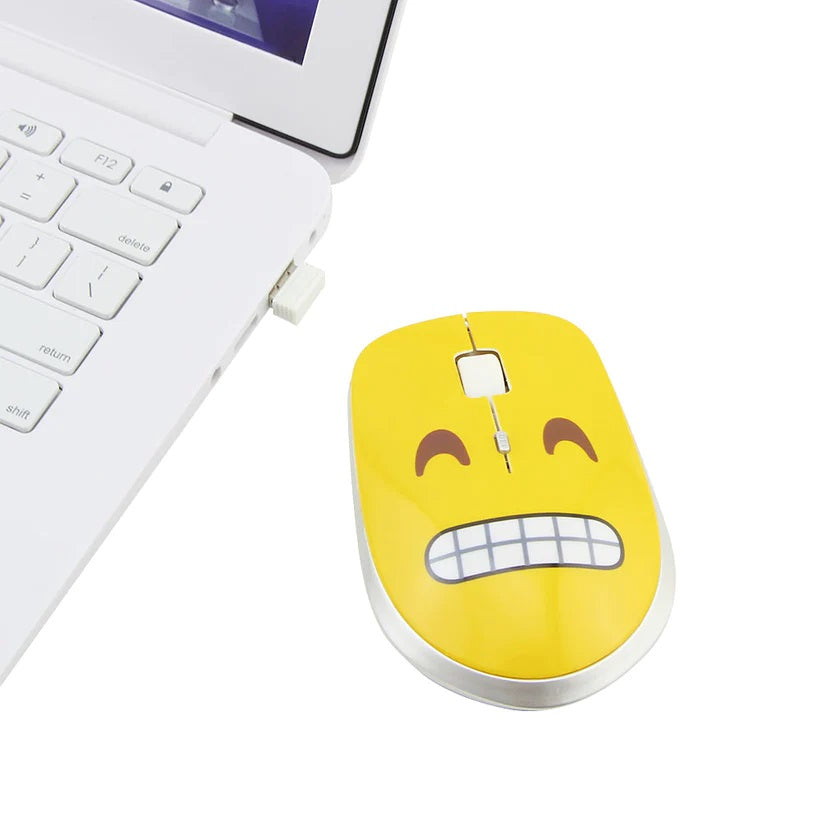 Wireless USB 2.4Ghz Emoji Mouse