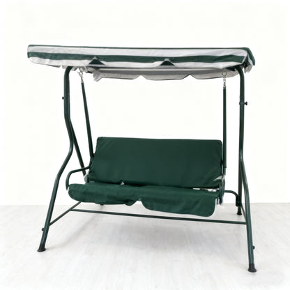 MFurn Garden Swing Chair 3 Person With Canopy - Various Colours