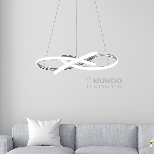 Modern Silver Acrylic Pendant light