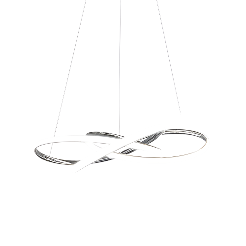 Modern Silver Acrylic Pendant light