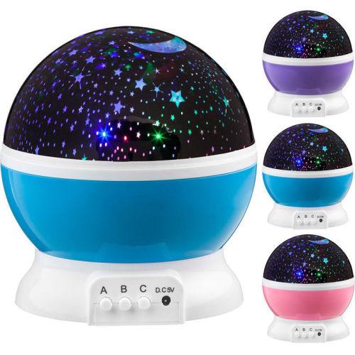 Star Projector Night Light Lamp