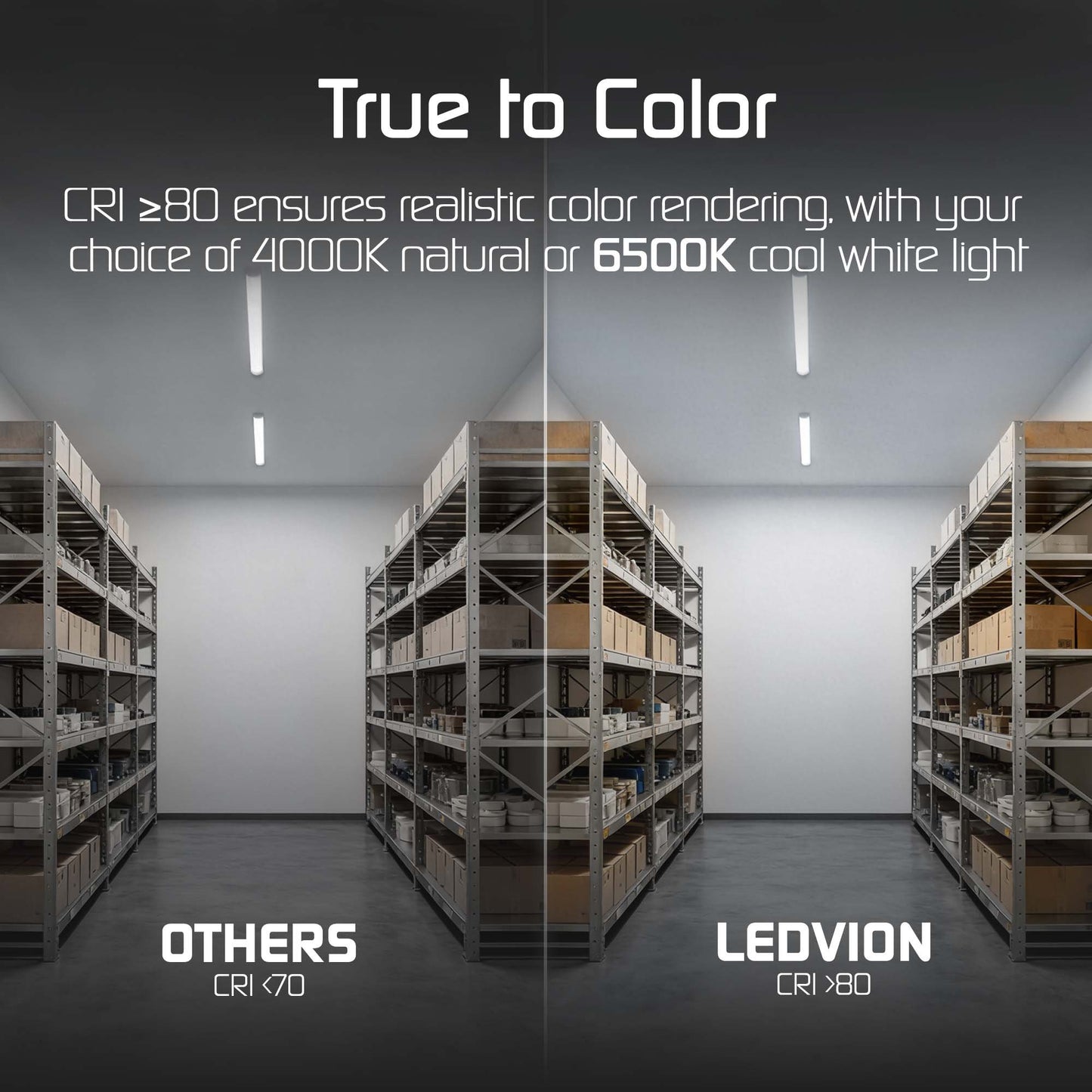 REDISSON LED CW Batten Lamp 48W 120cm | 6500K Daylight | 3600 Lumens