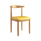 MFurn Scandinavian Dining Chair – PU Leather Upholstered Seat with Steel Frame