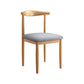 MFurn Scandinavian Dining Chair – PU Leather Upholstered Seat with Steel Frame