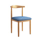 MFurn Scandinavian Dining Chair – PU Leather Upholstered Seat with Steel Frame