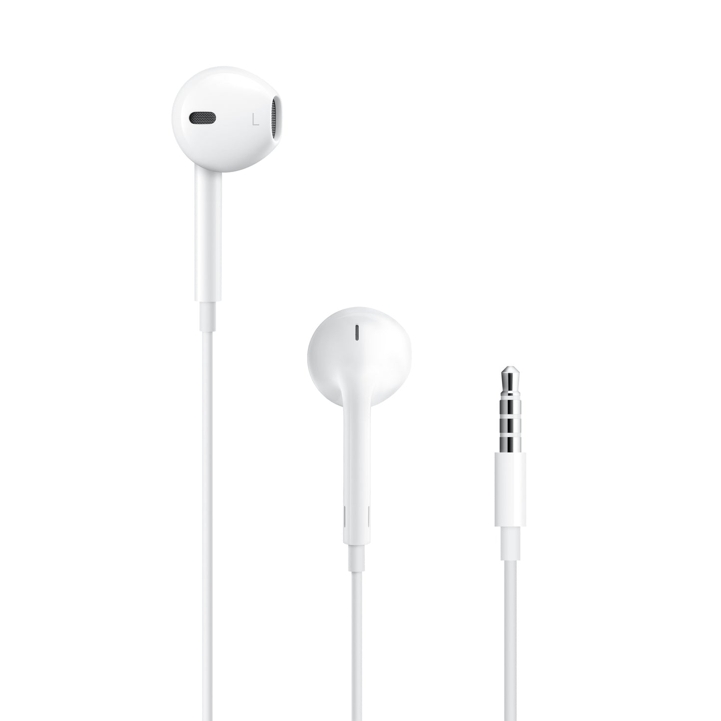 MTech White Wired Earphones In-Ear Stereo Headphones With Microphone
